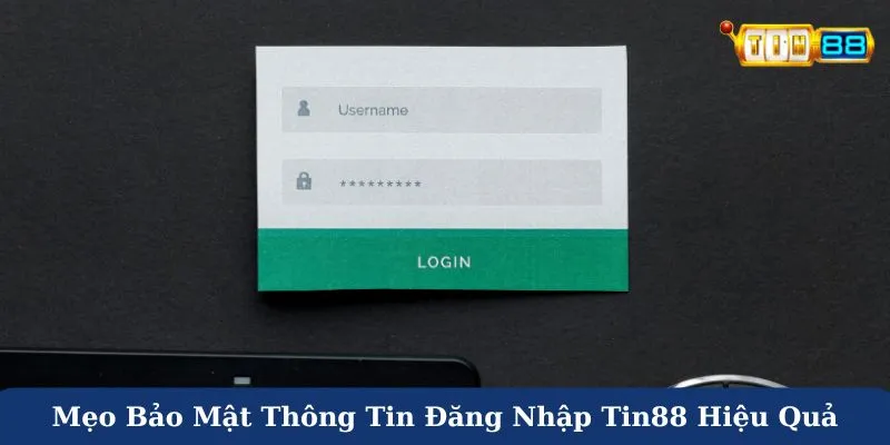 Mẹo bảo mật thông tin đăng nhập Tin88 hiệu quả